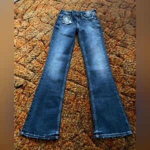 Bootcut silver jeans